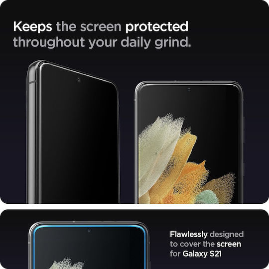 Spigen EZ Fit GLAS.tR Slim 2.5D Tempered Glass 2τμχ (Galaxy S21+ 5G)