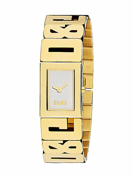 Dolce & Gabbana Damen Uhr mit Gold Metallarmband