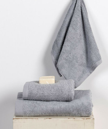 Kentia Facecloth Brand 50x100cm Silver Weight 600gr/m²