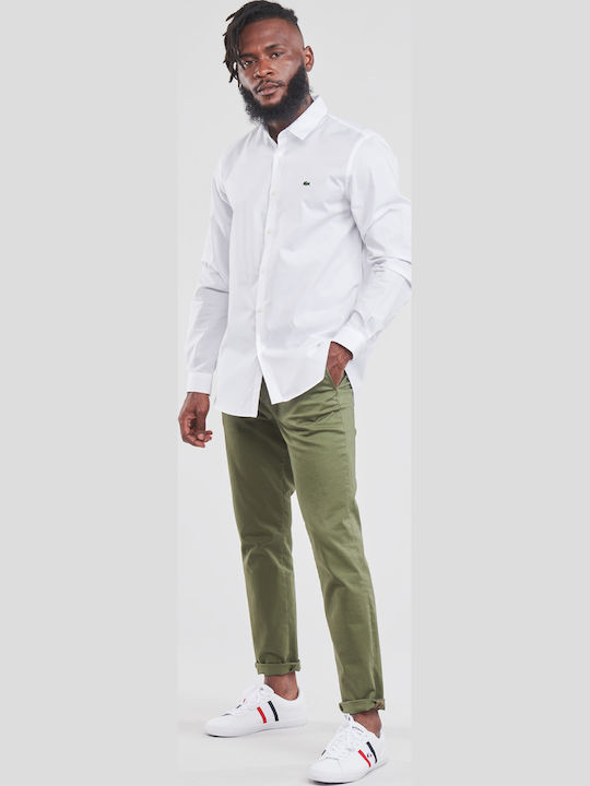 Long-sleeved Cotton Shirt White
