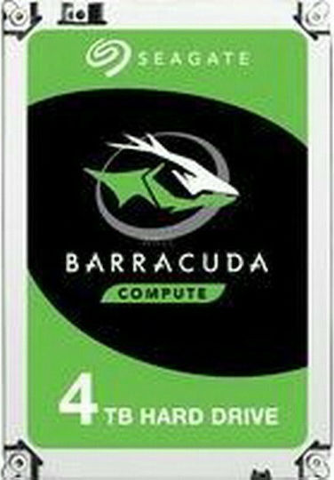 Seagate Barracuda 4TB HDD Σκληρός Δίσκος 2.5" SATA III 5400rpm με 128MB Cache για Desktop / Laptop ST4000LM024