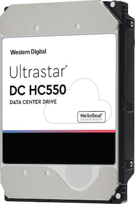 Western Digital Ultrastar DC HC550 18TB HDD Σκληρός Δίσκος 3.5" SATA III 7200rpm με 512MB Cache για Server / NAS