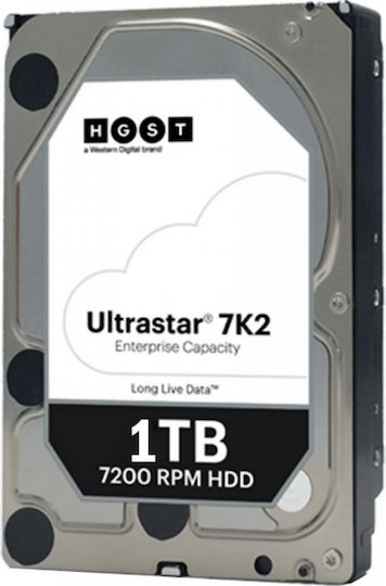 Western Digital Ultrastar DC HA210 1TB HDD Hard Drive 3.5" SATA III 7200rpm with 128MB Cache for Recorder / NAS / Server 1W10001 HUS722T1TALA604