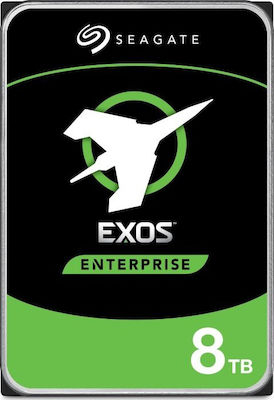 Seagate Exos 7E8 8TB HDD Σκληρός Δίσκος 3.5" SATA III 7200rpm με 256MB Cache για Server / Καταγραφικό / NAS / Desktop