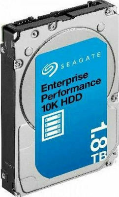 Seagate Enterprise Performance 1.8TB HDD Σκληρός Δίσκος 2.5" SAS 3.0 10000rpm με 256MB Cache για NAS / Server / Desktop / Laptop