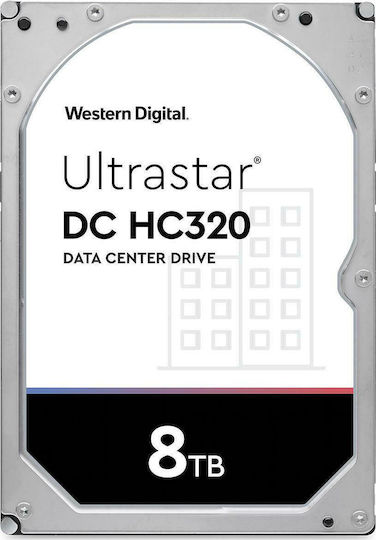 Western Digital DC HC320 8TB HDD Hard Drive 3.5" SAS 3.0 7200rpm with 256MB Cache for Server