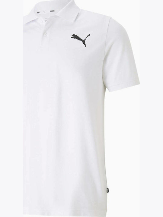 Essentials Polo Μπλούζα Κοντομάνικη Λευκή