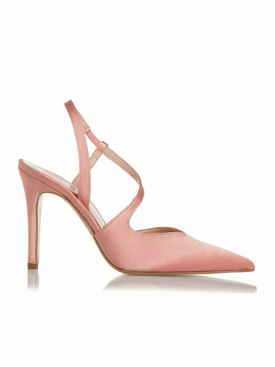 Sante Pointed Toe Stiletto Pink High Heels