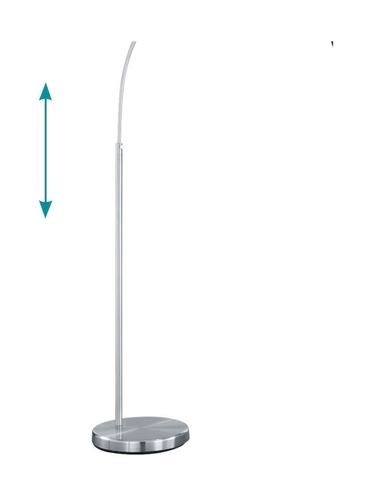 Trio Lighting Hotel Floor Lamp H215xW30cm. with Socket for Bulb E27 Black