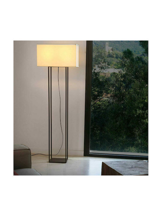 Faro Barcelona Vesper Floor Lamp H135xW55cm. with Socket for Bulb E27 White