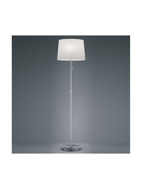Trio Lighting Lyon Stehleuchte H180xB46.3cm. mit Fassung für Lampe E27 Weiß