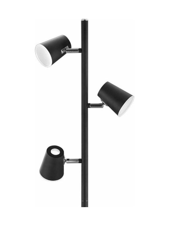 Trio Lighting Narcos LED Floor Lamp H154xW18cm. with Warm White Light Black