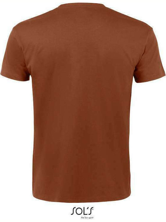Sol's Imperial Ανδρικό Διαφημιστικό T-shirt Κοντομάνικο Terracotta