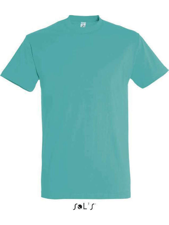 Sol's Ανδρικό Διαφημιστικό T-shirt Κοντομάνικο σε Χρώμα