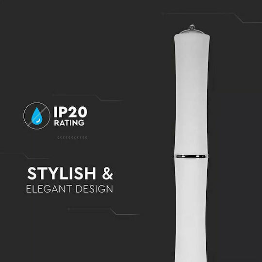 V-TAC LED Floor Lamp Y179xM12.5cm with Warm White Light 4300lm White