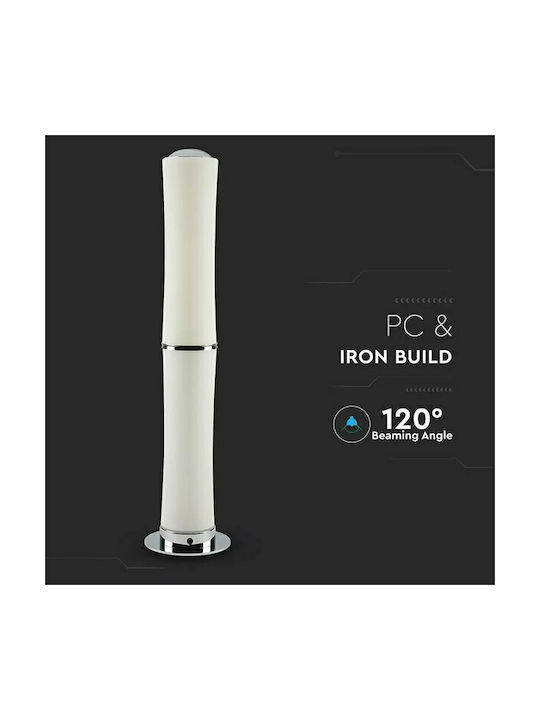 V-TAC LED Φωτιστικό Δαπέδου Υ84xΜ12.5εκ. με Θερμό Λευκό Φως 2100lm Λευκό