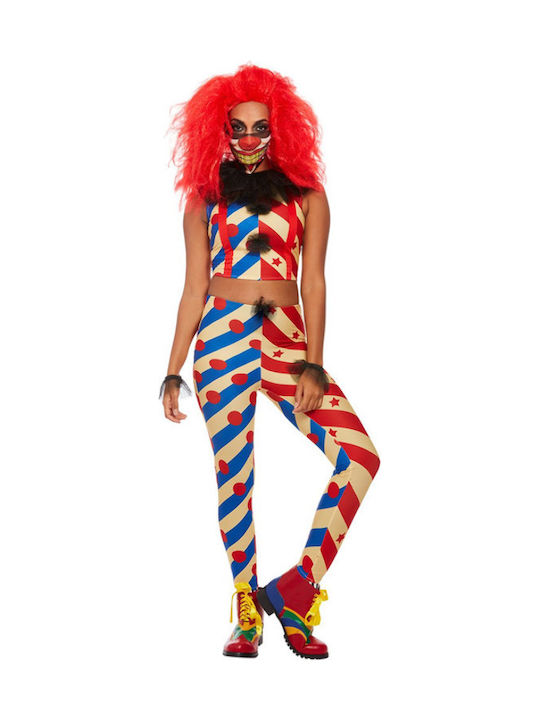 Апарат за карнавални костюми за възрастни Creepy Clown Апарат за карнавални костюми за възрастни Creepy Clown