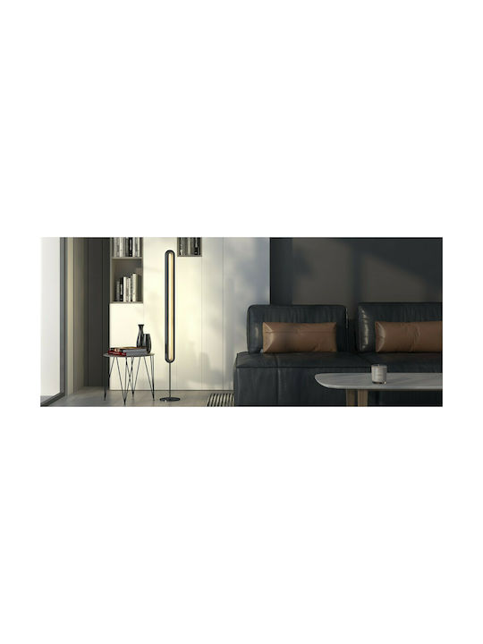 Allocacoc LightPillar Standing LED Φωτιστικό Δαπέδου Υ131xΜ20εκ. με Θερμό Λευκό Φως 2000lm Γκρι