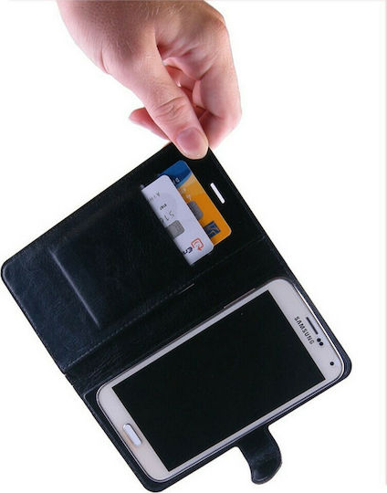 Volte-Tel Leather Line Book 3m Magnet έως 6.3" (Μαύρο)
