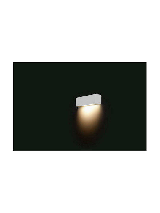 Nowodvorski Straight Modern Lamp Wall with Socket E14 White 26x7cm