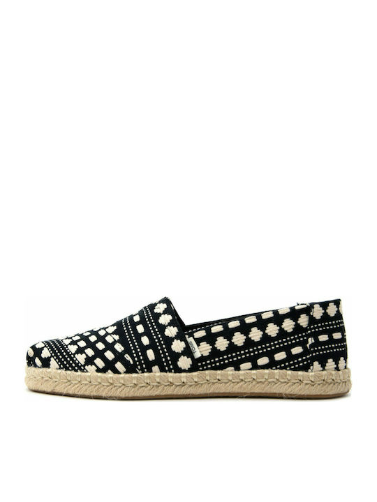 Toms Global Alpargatas Women's Fabric Espadrilles Black 10016246