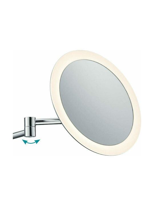 Trio Lighting View Modern Lamp Bathroom with Integrated LED and Warm White Light Silver 22x36cm