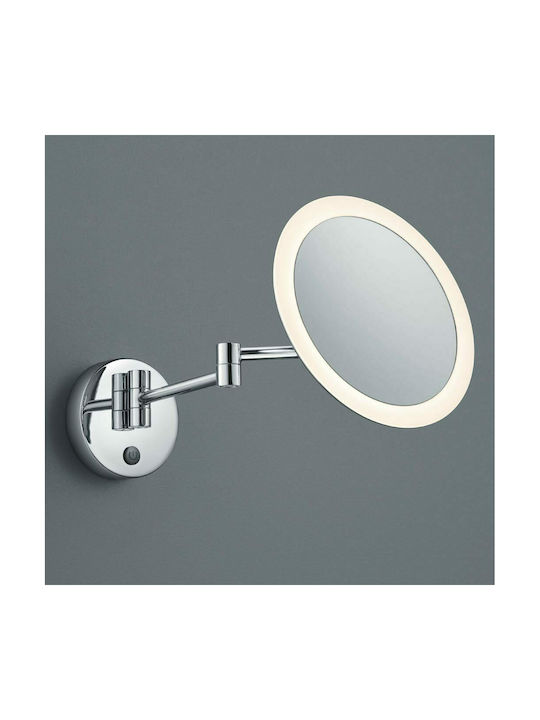 Trio Lighting View Modern Lamp Bathroom with Integrated LED and Warm White Light Silver 22x36cm