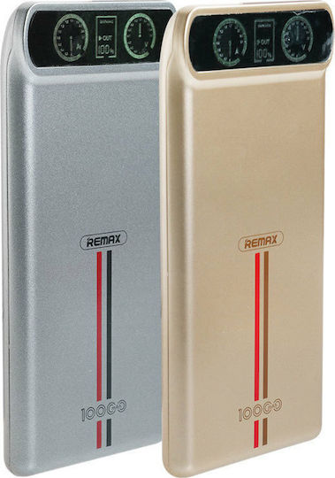 Remax Kincree RPP-18 Power Bank 10000mAh 60W με 2 Θύρες USB-A Χρυσό
