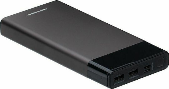 Remax RPP-131 Power Bank 20000mAh με 2 Θύρες USB-A Γκρι