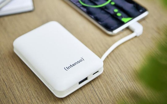 Intenso XC10000 Power Bank 10000mAh с USB-A порт и USB-C порт Бял