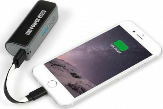 Lampa Uni-Power 2600mAh με Θύρα USB-A Μαύρο