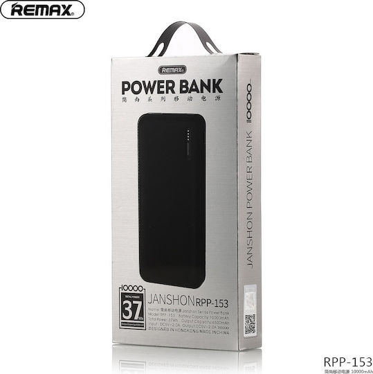 Remax RPP-153 Power Bank 10000mAh mit 2 USB-A Anschlüssen Weiß