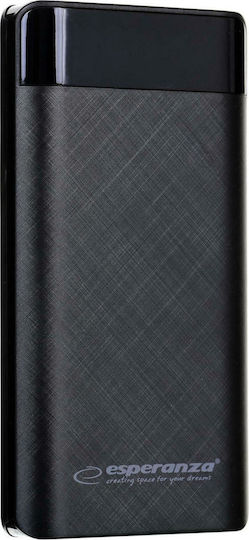 Esperanza EMP120 Power Bank 17400mAh с 2 USB-A порта Черен
