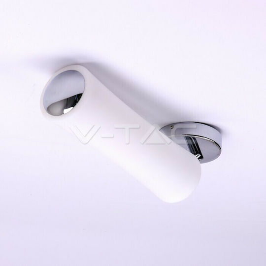 V-TAC VT-7025 Modern Leuchte Wand mit Integrierter LED und Warmweißes Licht 12.5x42cm