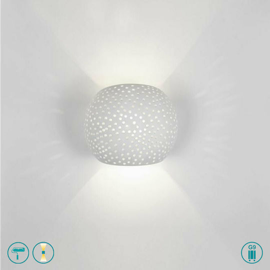 SoleLuce Sole Luce Artemis Leuchte Wand Weiß SoleLuce Sole Luce Artemis Leuchte Wand Weiß