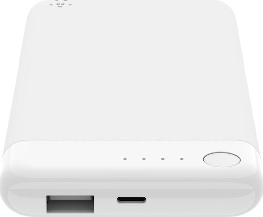 Belkin Boost Charge with Lightning Connector + Lightning Cable Power Bank 5000mAh with USB-A Port White
