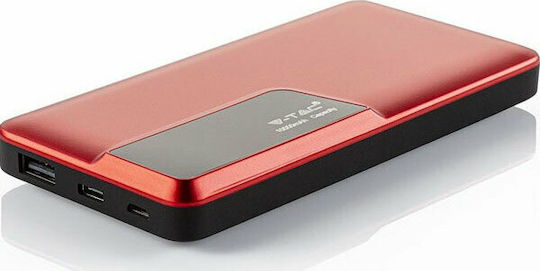 V-TAC VT-3511 Power Bank 10000mAh с USB-A порт Червен