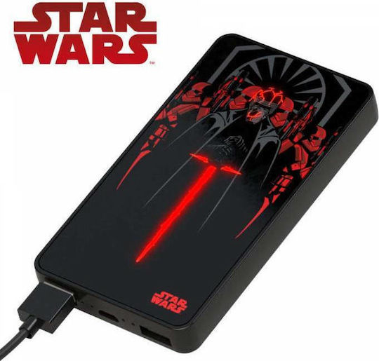 Tribe Power Bank 6000mAh με 2 Θύρες USB-A Kylo Ren Lumina