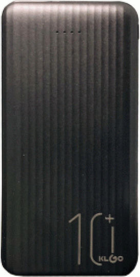 KLGO KP-56 Power Bank 10000mAh with 2 USB-A Ports Black