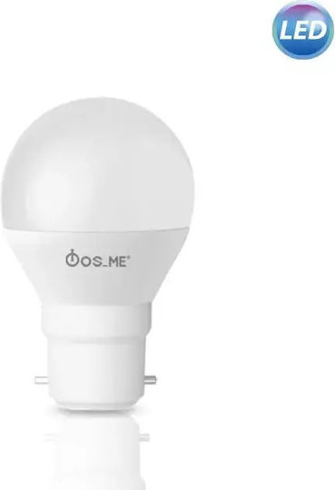 Fos me Λάμπα LED 7W για Ντουί B22 και Σχήμα G45 Ψυχρό Λευκό 560lm