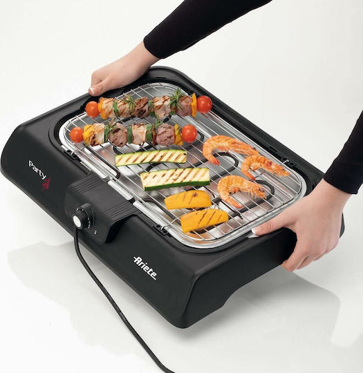 Ariete Party Tabletop Electric Grill Grill 2200W with Adjustable Thermostat 41.5cmx24cmcm