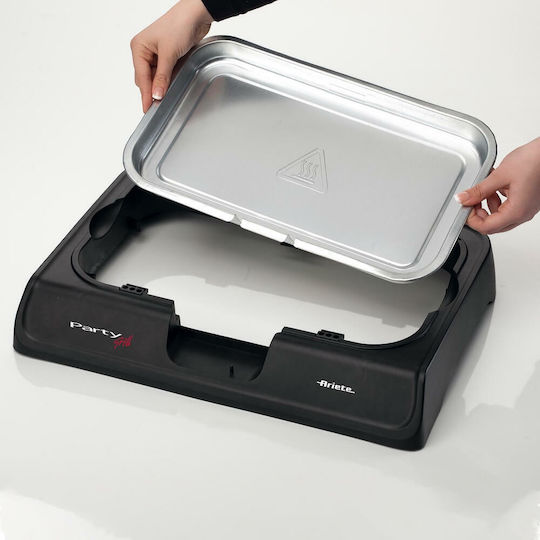 Ariete Party Tabletop Electric Grill Grill 2200W with Adjustable Thermostat 41.5cmx24cmcm