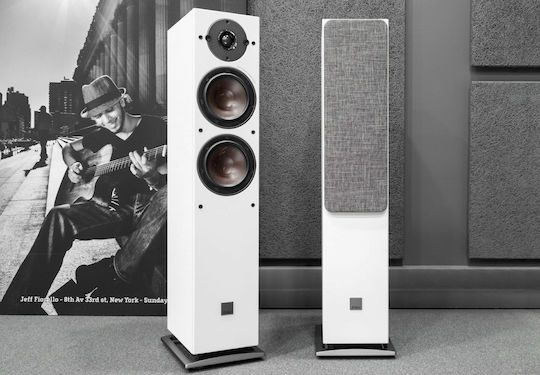 Dali Oberon 5 Ζεύγος Ηχείων Hi-Fi Δαπέδου 220W 2 Δρόμων Π16.2xΒ28.3xΥ83εκ. Λευκό