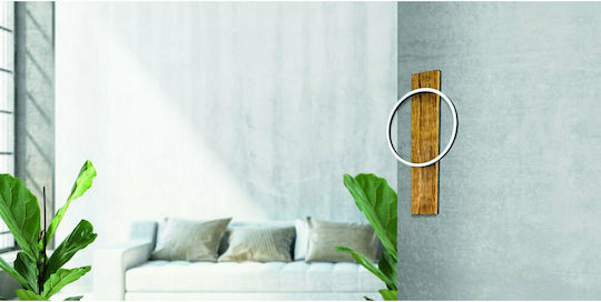 Eglo Boyal Modern Lumină de Perete cu LED Integrat și Lumină Alb Cald Negru 30x30x56cm