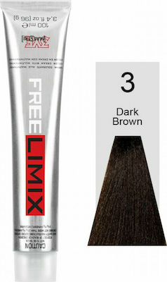 Freelimix Permanent Color Haarfarbe 3 Dark Chestnut 100ml