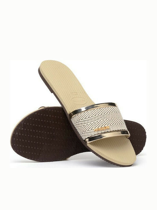 You Trancoso Premium Slides σε Μπεζ Χρώμα 4146063-0154