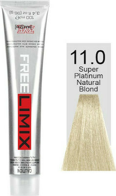 Freelimix Permanent Color Изсветляваща Боя за Коса 11.0 Руса естествена супер платина 100мл