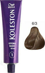 Wella Koleston Βαφή Μαλλιών 6/3 Ξανθό Σκούρο Χρ...