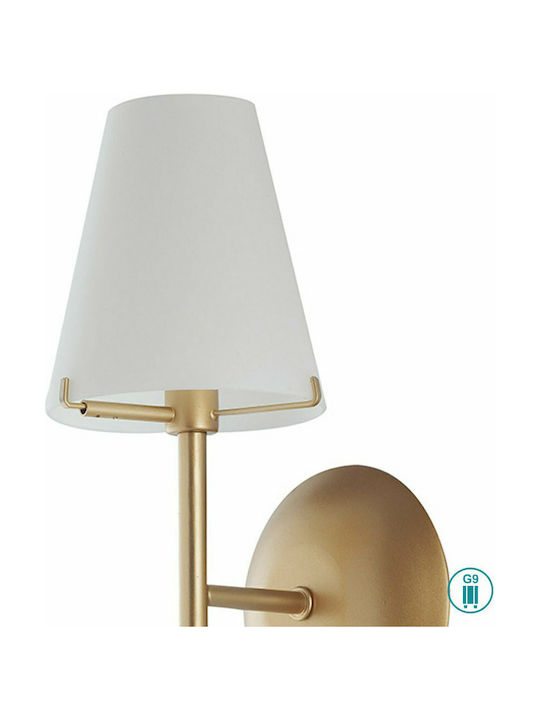 Fan Europe Canto Leuchte Wand Gold 12x12x30.5cm