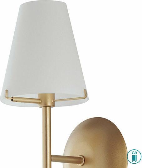Fan Europe Canto Lamp Wall Gold 12x12x30.5cm